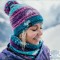 Шапка Buff Knitted & Polar Hat Dorian purple imperial