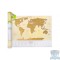 Скретч-карта мира Travel Map gold